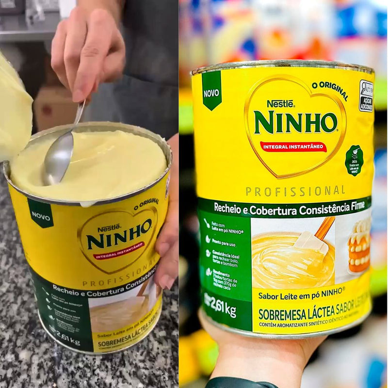 Recheio E Cobertura Ninho 2,61kg Nestle (PAGUE 1 LEVE 2) Total de 5,2KG