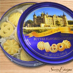Biscoito Butter Cookies Danish Style 340g - Santa Edwiges