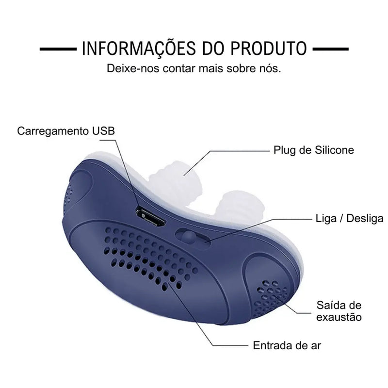 Kit 2 Micro CPAP SleepGuardian - Conforto e Praticidade Durante o Sono