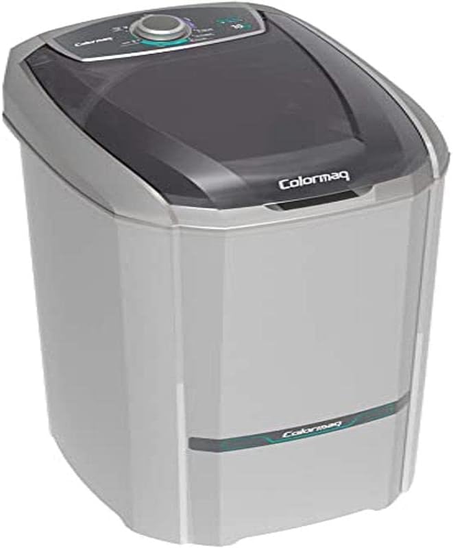 Máquina de lavar semi-automática Tanquinho Colormaq LCS 20kg - prata