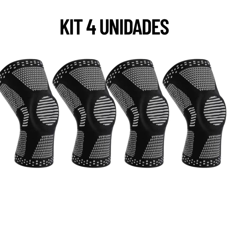 Kit 4 Joelheiras LegFix Mobi Active - Protetora e Ajustável