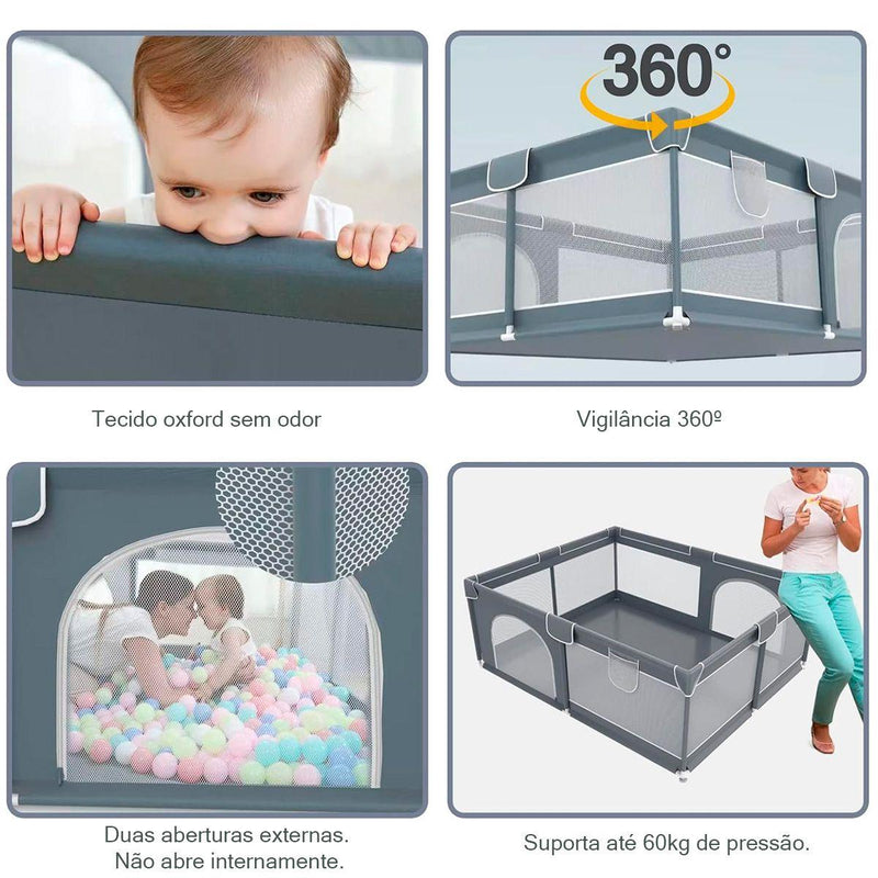 BabySafe PlayZone™ – Liberdade com Segurança Para o Seu Bebê