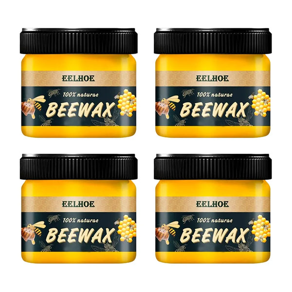 Kit 4 Cera BeeWax - Cera de Abelha que Restaura Móveis de Madeira