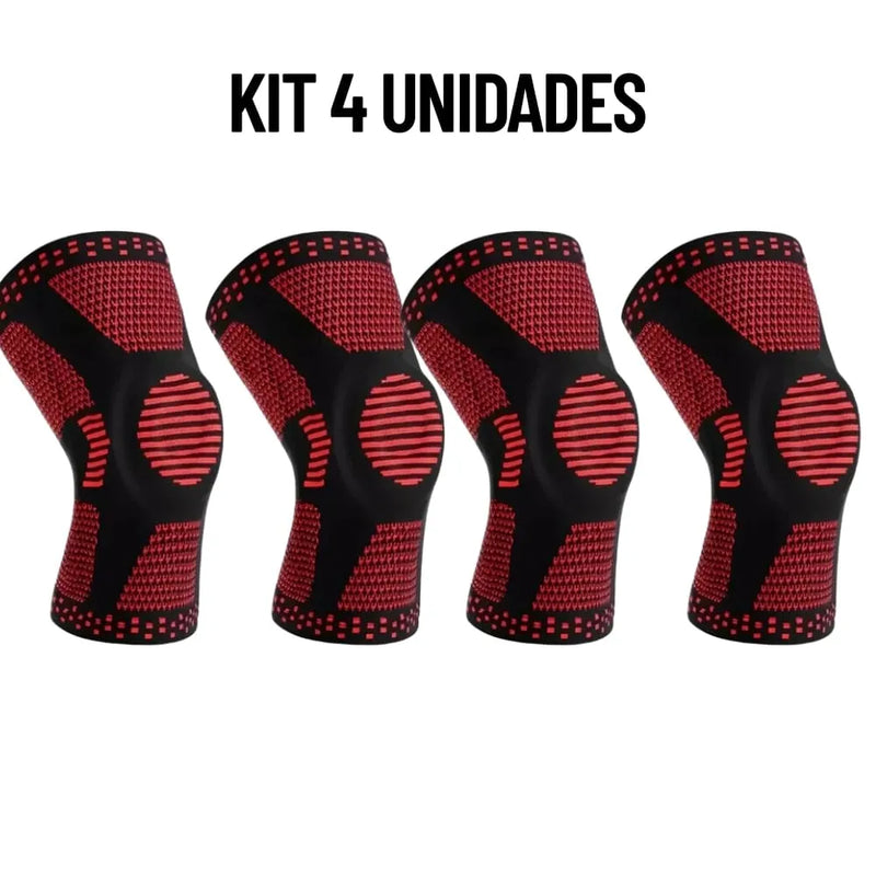 Kit 4 Joelheiras LegFix Mobi Active - Protetora e Ajustável