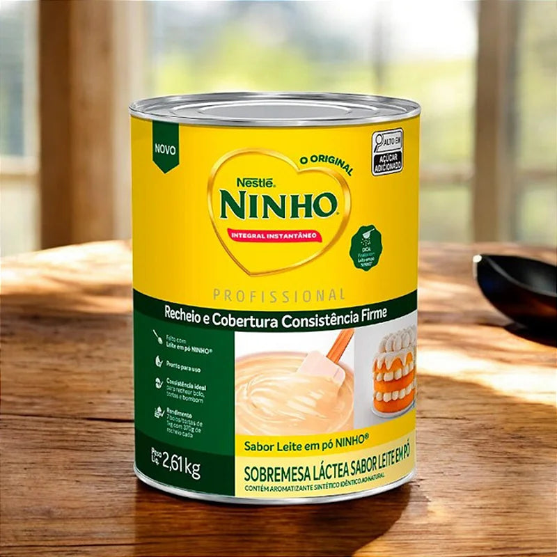 Recheio E Cobertura Ninho 2,61kg Nestle (PAGUE 1 LEVE 2) Total de 5,2KG