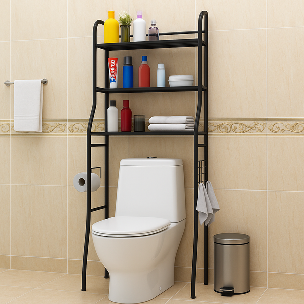 Prateleira Rack para Banheiro Com Prateleiras Resistentes Organizadoras Para Organização