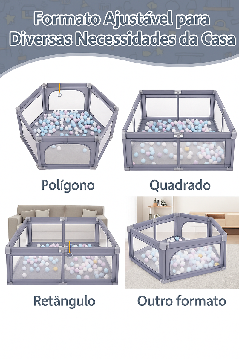 BabySafe PlayZone™ – Liberdade com Segurança Para o Seu Bebê