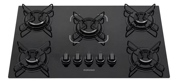 Cooktop Essencial 5 Bocas - Preto
