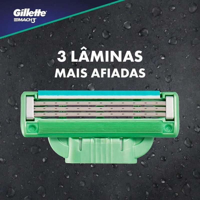 Carga para aparelho de barbear Mach3 Sensitive 16un Gillette