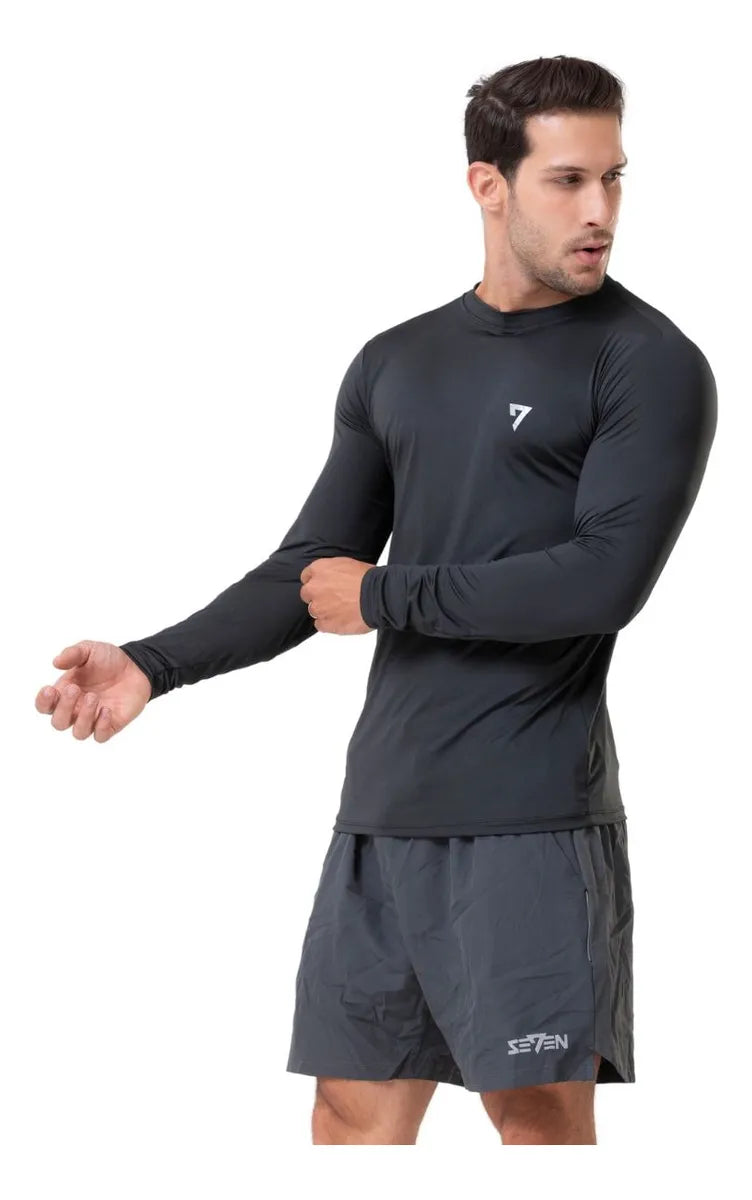 Kit 3 Camisetas Térmicas Masculina Segunda Pele Camisa Uv50-
