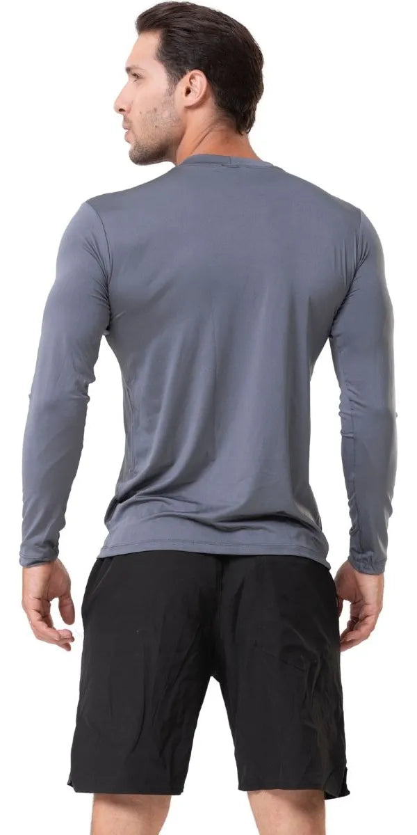 Kit 3 Camisetas Térmicas Masculina Segunda Pele Camisa Uv50-