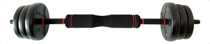 Barra Anilha Halter Kettlebell Kit Musculação 20kg Odin Fit