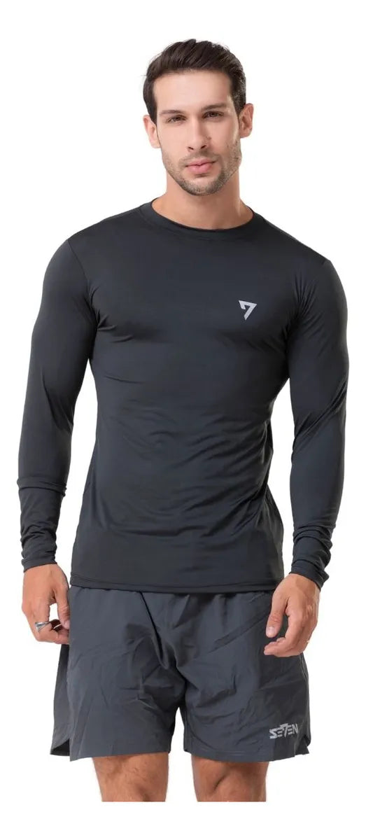 Kit 3 Camisetas Térmicas Masculina Segunda Pele Camisa Uv50-