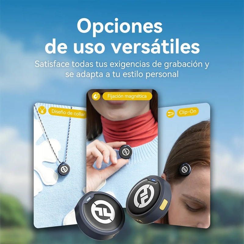 Microfone Hollyland Lark M2 Duo Combo Duplo Para 2 Pessoas Cor Preto