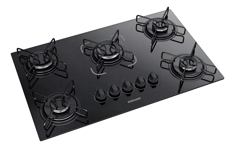 Cooktop Essencial 5 Bocas - Preto