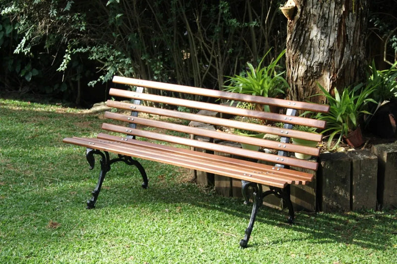 Tzp Madeira Praça & Jardim Tamandua 3 lugares 150x60cm cor castanho