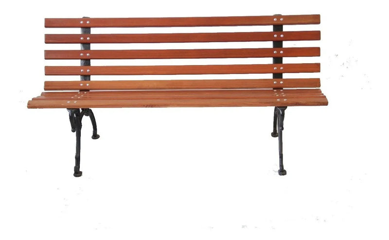 Tzp Madeira Praça & Jardim Tamandua 3 lugares 150x60cm cor castanho