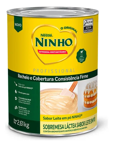 Recheio E Cobertura Ninho 2,61kg Nestle (PAGUE 1 LEVE 2) Total de 5,2KG