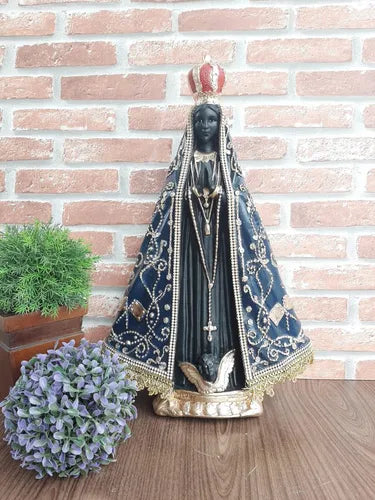 Nossa Senhora Aparecida 44cm Linha Italiana Perfeita
