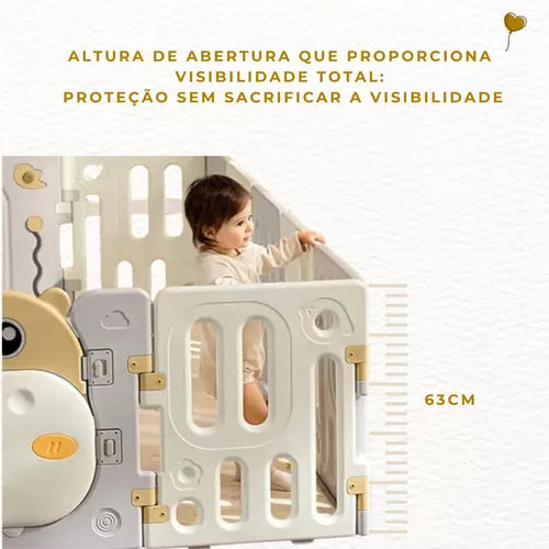 Cercadinho Bebê Chiqueirinho Cercado Tenda Infantil 180x150