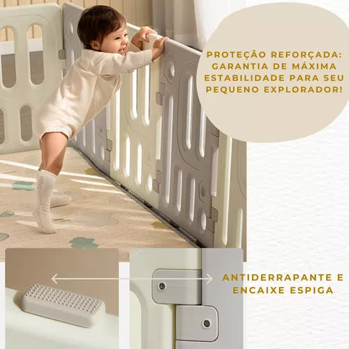 Cercadinho Bebê Chiqueirinho Cercado Tenda Infantil 180x150
