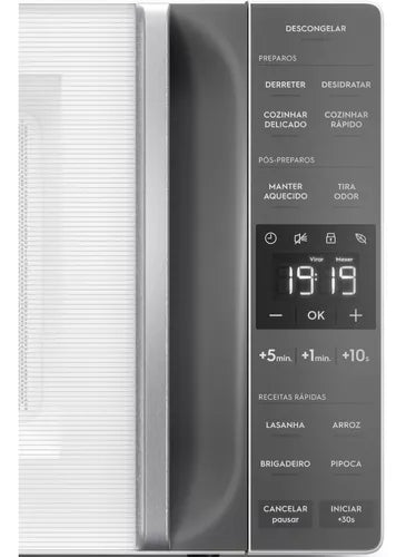 Micro-ondas Electrolux 23L Branco Efficient com Descongelamento Assistido ME23B