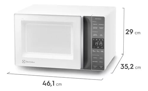 Micro-ondas Electrolux 23L Branco Efficient com Descongelamento Assistido ME23B