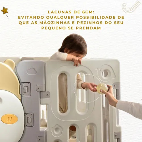 Cercadinho Bebê Chiqueirinho Cercado Tenda Infantil 180x150