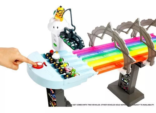 Pista de brinquedos Hot Wheels Mario Kart Rainbow