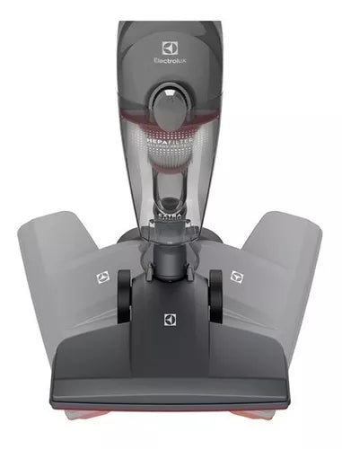 Aspirador pó vertical com fio portátil de mão 2 em 1 potente 1450W cabo 6m capacidade 1,6L filtro HEPA Electrolux STK15 Cinza Urban Grey