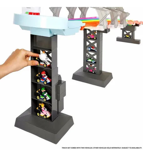 Pista de brinquedos Hot Wheels Mario Kart Rainbow