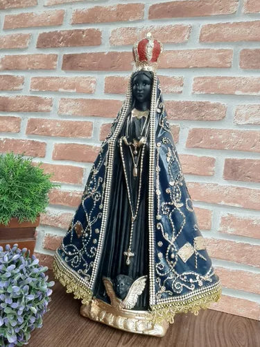 Nossa Senhora Aparecida 44cm Linha Italiana Perfeita