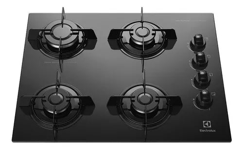 Cooktop A Gás 4 Bocas Electrolux (ke4gp) Cor Preto 127V/220V