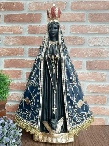 Nossa Senhora Aparecida 44cm Linha Italiana Perfeita