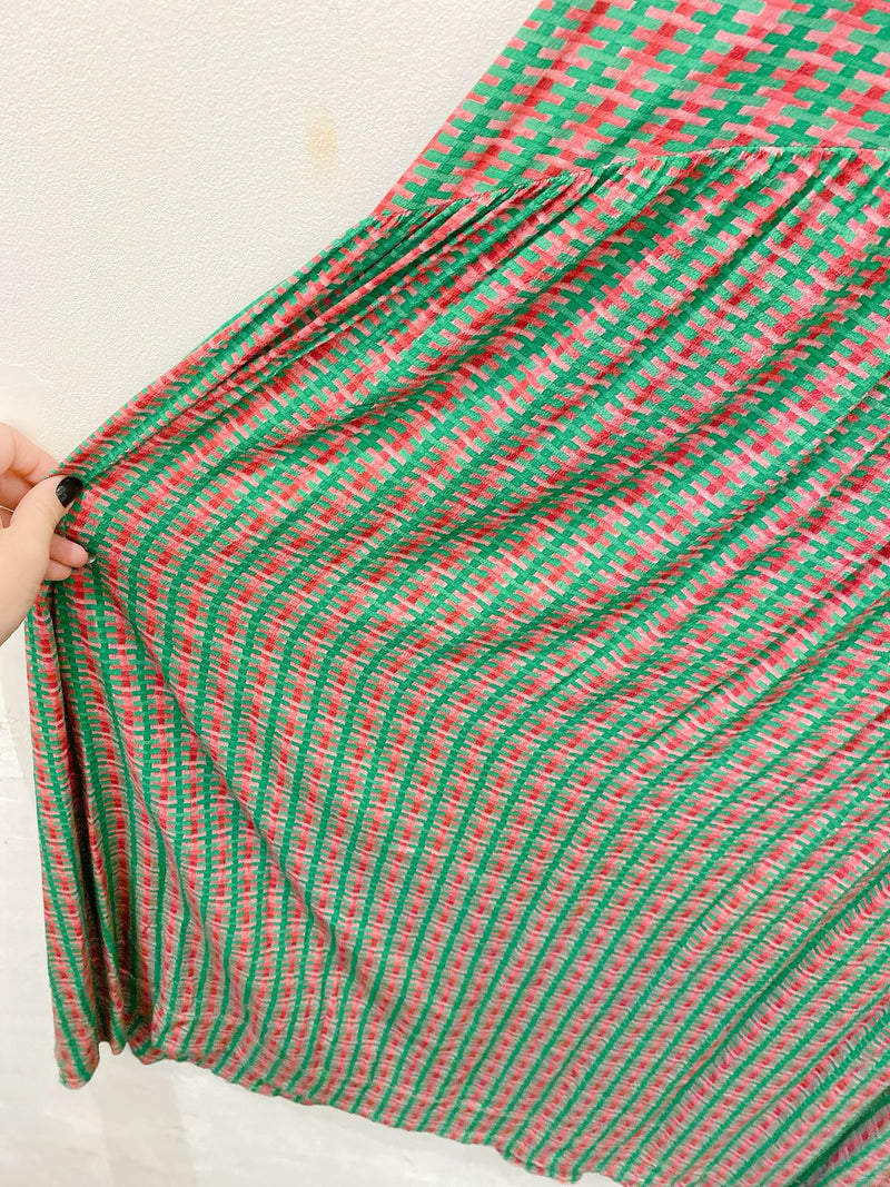 Vestido estampado midi Anpô G