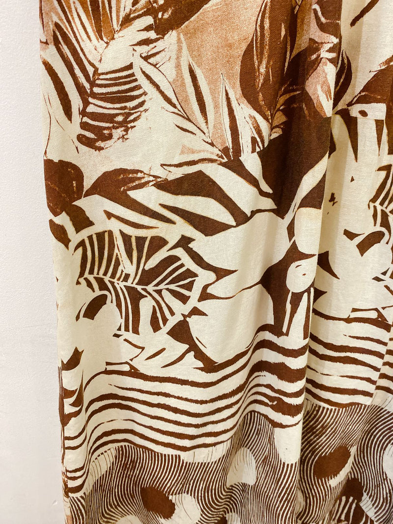Vestido estampado flores Zara M