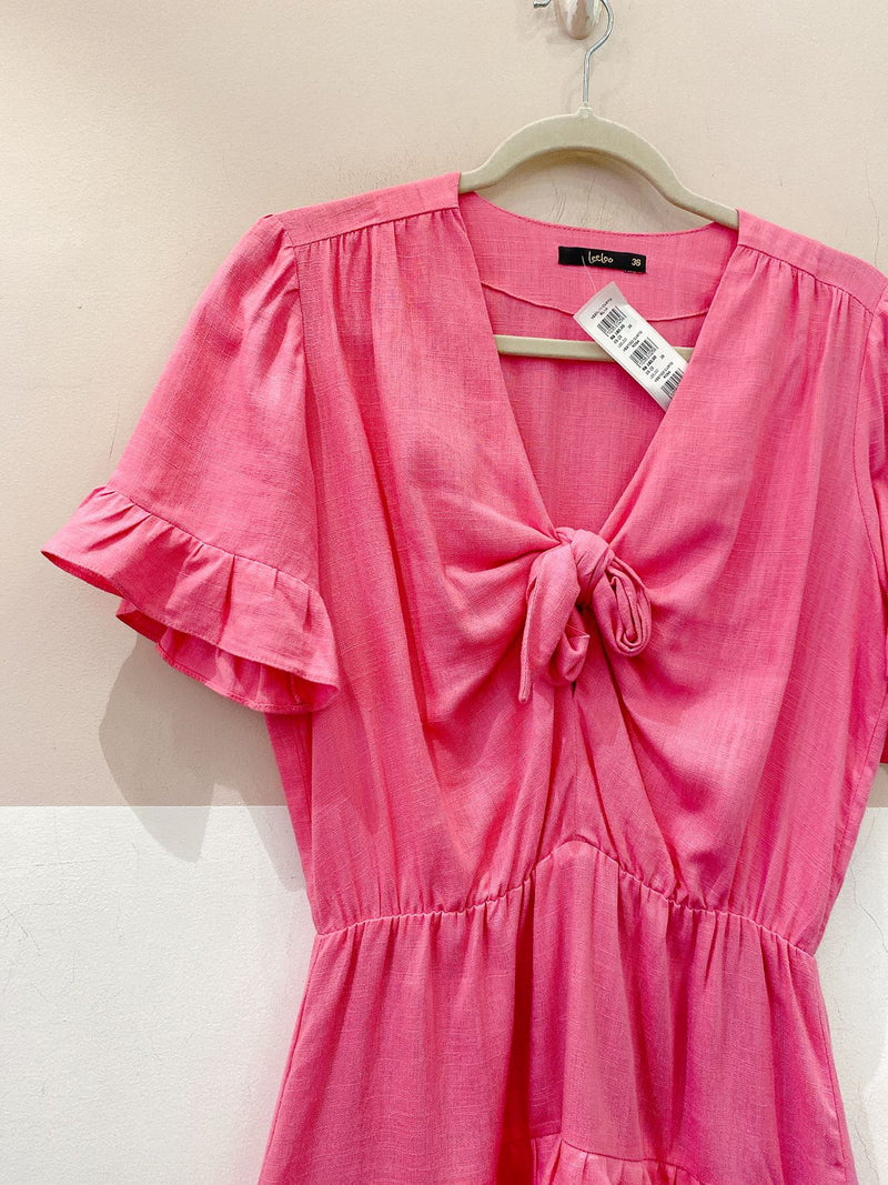 Vestido curto rosa Leeloo 38
