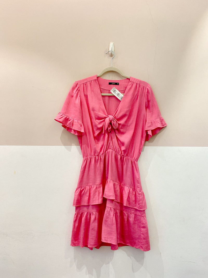 Vestido curto rosa Leeloo 38