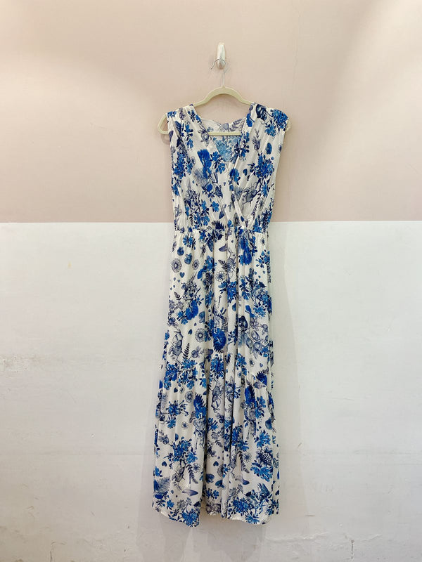 Vestido estampa azul Cantão M