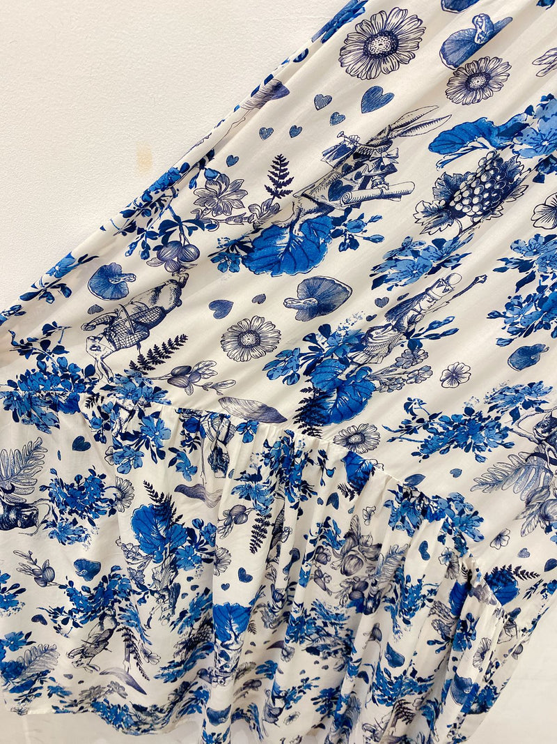 Vestido estampa azul Cantão M