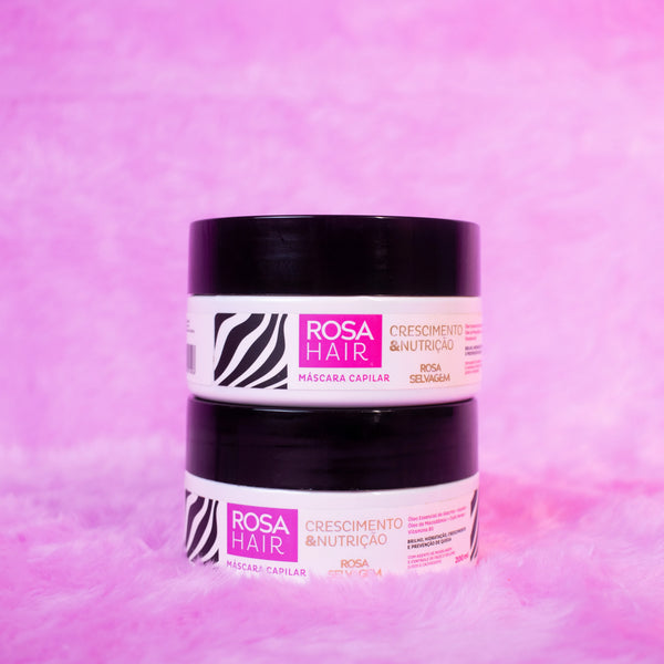 Rosa Hair - Máscara de Crescimento 2 unids.
