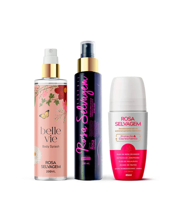 Kit Belle Vie + Óleo Clareador + Desodorante