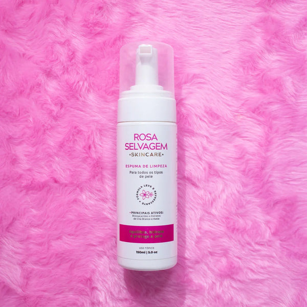 Rosa Selvagem - Espuma de Limpeza - Antioleosidade e Antiacne