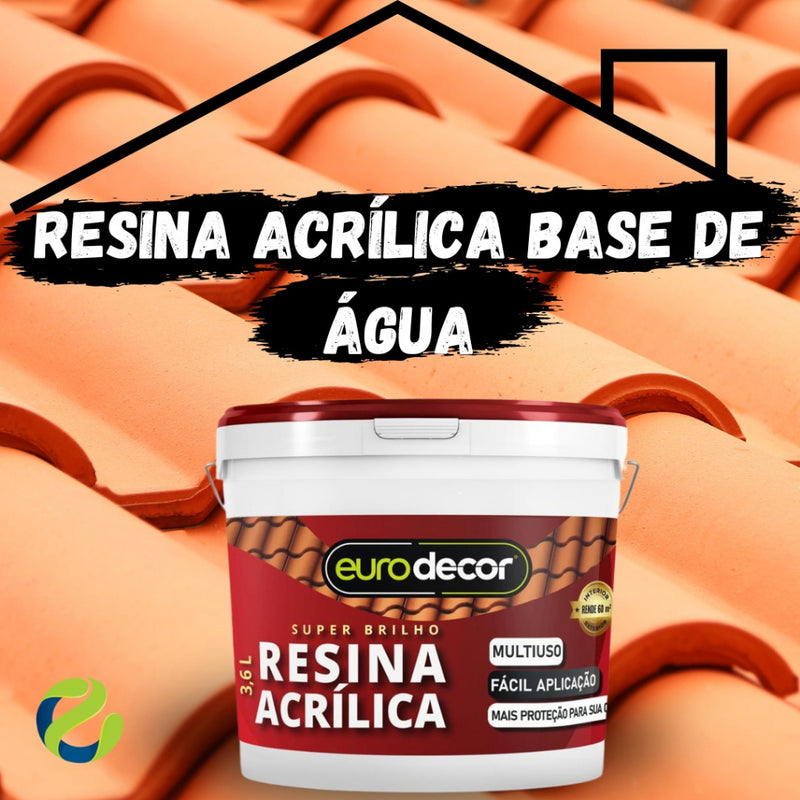 Verniz Multiuso 1L e 3,6L Resina Acrílica Incolor Brilhante Ou Acetinado Base D'agua