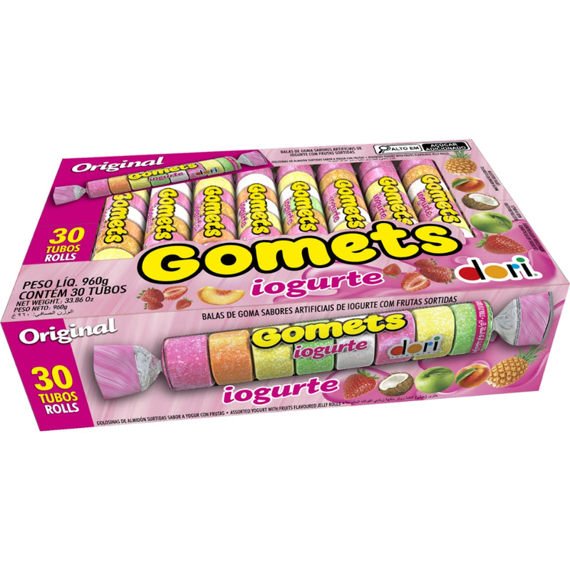 Balas De Goma Iogurte Gomets Tubo C\30Un - Dori