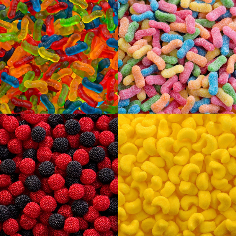 Kit C/30un Balas Fini Sabores Variados Balas de Gelatinas Tubes Cítricas Azedinhas 15g