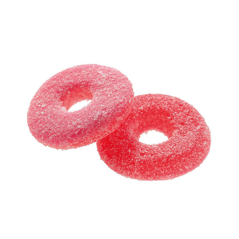 Balas de Gelatina Aros de Morango Azedinhos 500g Fini
