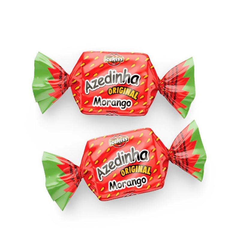 Balas Azedinhas Mastigáveis Morango 500g - Cory
