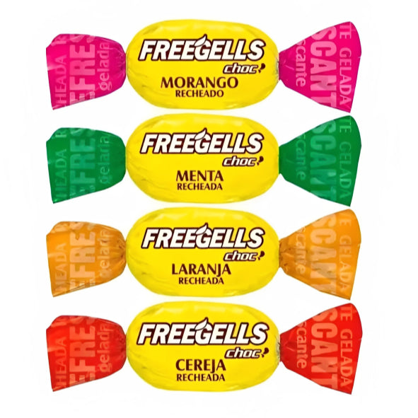 Balas Sortida Recheada Chocolate 475g Freegells
