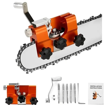 Kit Afiador De Motosserra Para Moto-serras com 5 cabeças